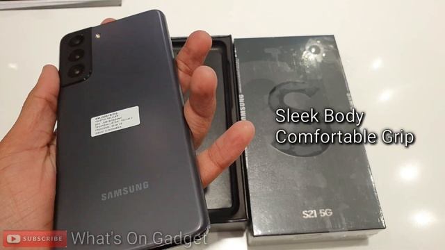 SAMSUNG Galaxy S21 5G Phantom Black Quick Review смотреть онлайн