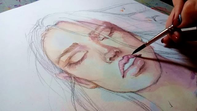 Watercolor speedpaint "Оплот Теплоты" смотреть онлайн