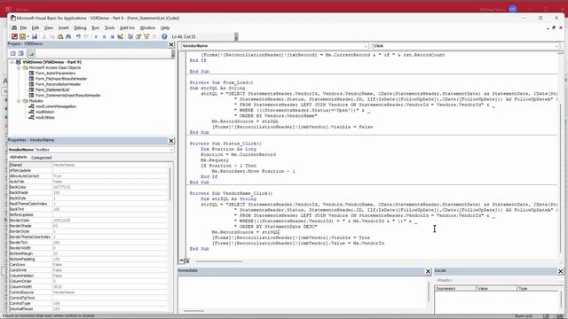 MS Access - Real World App - Part 9A Dynamic Record Source - SQL. Display subform data on main form смотреть онлайн