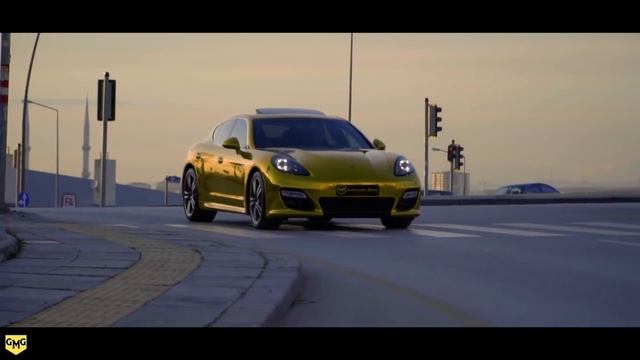 Porsche Panamera GTS  GOLD CHROME WRAP Music Clip // Eurythmics - Sweet Dreams (Dwin & Echo Remix)