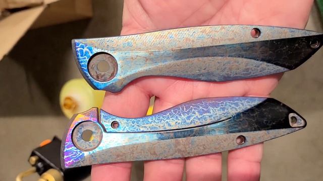 Twosun TS270 Blade Mod & Anodizing this Beauty 1000 degrees into Ferric Chloride смотреть онлайн