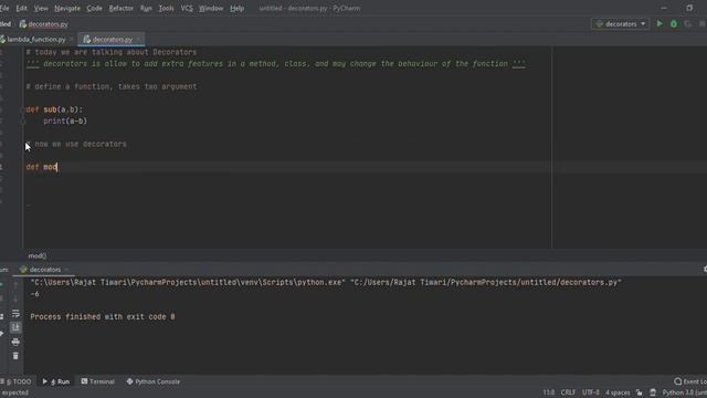 Decorator| What is Decorators in python смотреть онлайн