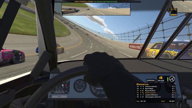 i'm just here for the blow overs - iRacing NASCAR Legends Series 1987 at Talladega смотреть онлайн