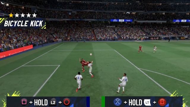 FIFA 22 BICYCLE KICK TUTORIAL | Playstation & Xbox | смотреть онлайн