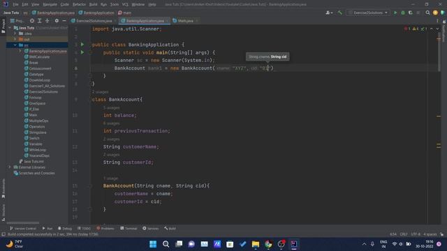 Java Tutorial For Beginners - Banking Application Project - 5 Running Our Project смотреть онлайн
