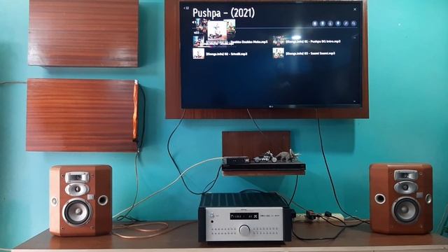 ROTEL highend avr RSX-1057 with JBL studio series L810 bookshelf speakers in stereo ? смотреть онлайн