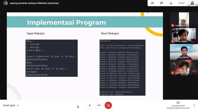 Kriptografi Simetris Data Encryption Standard (DES) Menggunakan Bahasa Pemrograman Java смотреть онлайн