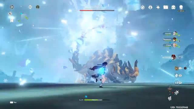 Genshin Impact как я в коопе мочю Аждаху смотреть онлайн