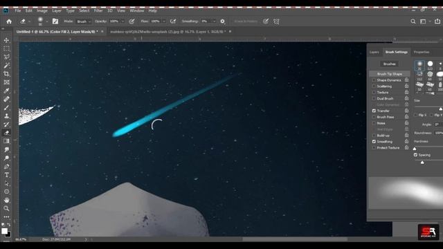 Photoshop Manipulation - Falling Star Effect Creative Photo Manipulation смотреть онлайн