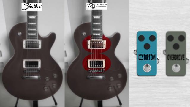 Shelter Nashville Original Pickups vs Epiphone Probucker смотреть онлайн