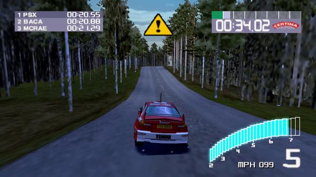 Colin McRae Rally 2.0 - PS1 [HD] Gameplay смотреть онлайн