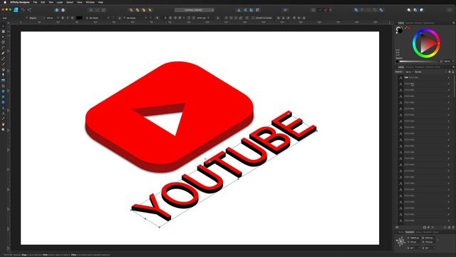 Create A 3D Logo in Affinity Designer смотреть онлайн