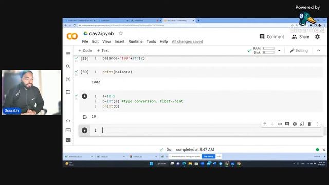 Full Python Live Course For Beginners ? Session 2 ? Python Tutorials,Learn Python for FREE ?DataTyp смотреть онлайн