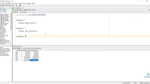 Oracle SQL dərsləri - 53. SQL joinləri | SQL Non-Equi Join | SQL'de Join işlemleri смотреть онлайн