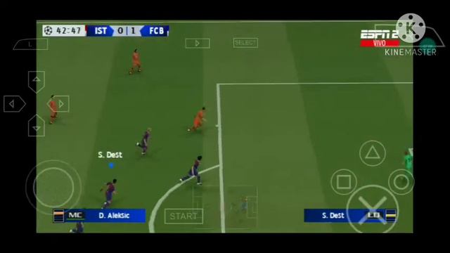 PES 2021 (PPSSPP) INSTANBUL vs BARCELONA - CHAMPIONS LEAGUE | GAMEPLAY смотреть онлайн