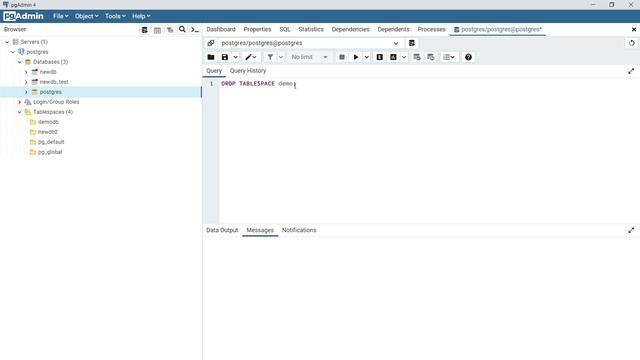 How to Drop Tablespace in Postgres смотреть онлайн