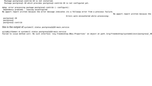 Ubuntu: Unable to install postgresql 10 on ubuntu смотреть онлайн