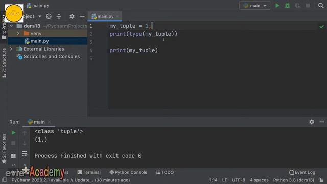 CBİLAB'DAN PYTHON DERSLERİ 13 : Tuple'lar смотреть онлайн