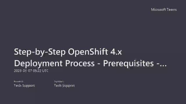 Step-by-Step Red Hat OpenShift 4.x Deployment Process - Prerequisites - Configure DHCP Scope смотреть онлайн