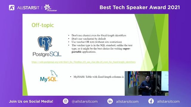 MS SQL Server – worst practices and anti-patterns of design | AllSTARSIT смотреть онлайн