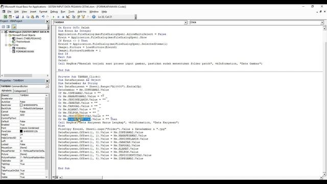 DATABASE PEGAWAI DENGAN FOTO | CETAK DATA PEGAWAI | EXCEL & VBA TUTORIAL смотреть онлайн
