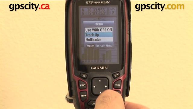 Garmin GPSMAP 62 Series: Satellite Page @ gpscity.com смотреть онлайн