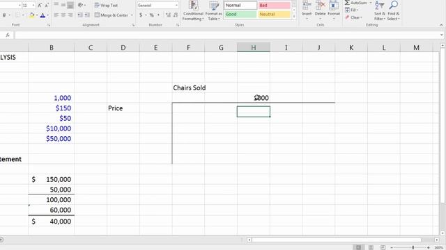 Sensitivity Analysis - Microsoft Excel смотреть онлайн