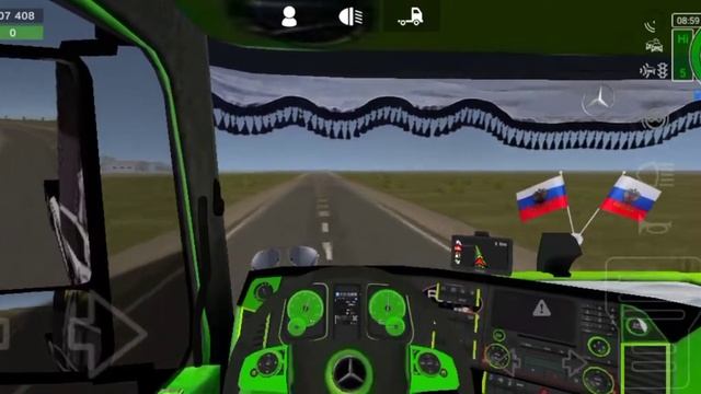 Скин на Mercedes Actros | Grand Truck Simulator 2 смотреть онлайн