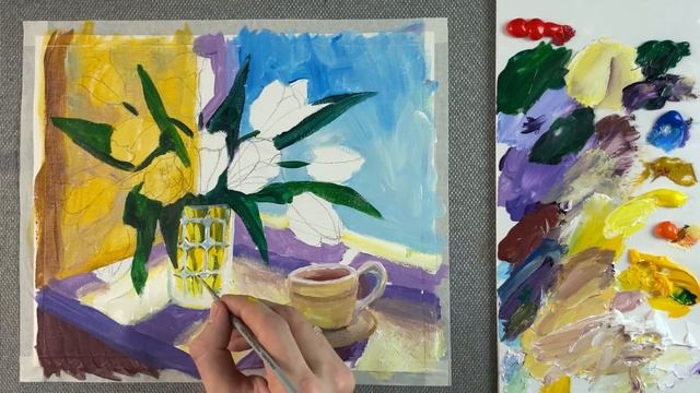 Солнечный Букет Тюльпанов/Последнее видео на канале Арт Кухня смотреть онлайн