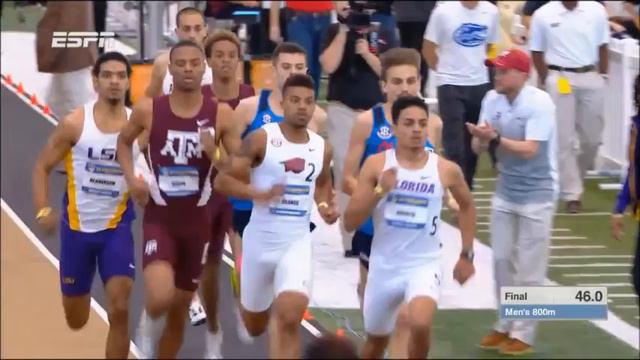 Andres Arroyo SEC Title (800 meters) - Florida Track & Field смотреть онлайн
