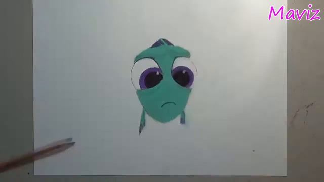 Finding Dory Drawing - Baby Dory смотреть онлайн