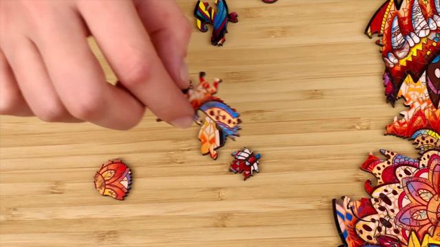 GENTLE LYNX | Wooden Jigsaw Puzzle | Unidragon смотреть онлайн