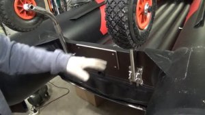Установка транцевых колес на лодку пвх нднд