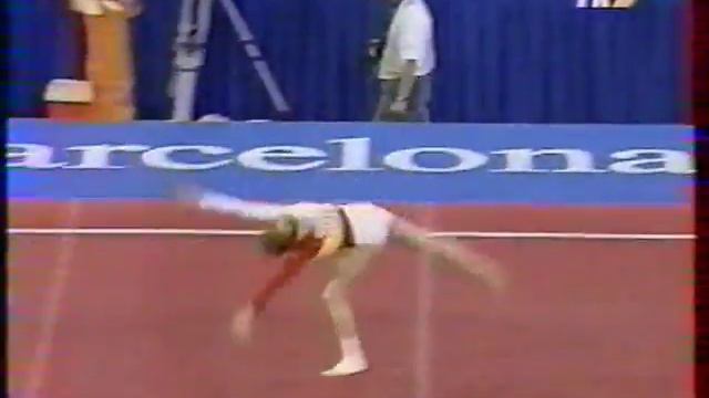 Silvia MARTINEZ (ESP) floor - 1992 Olympics Barcelona Team Optionals смотреть онлайн