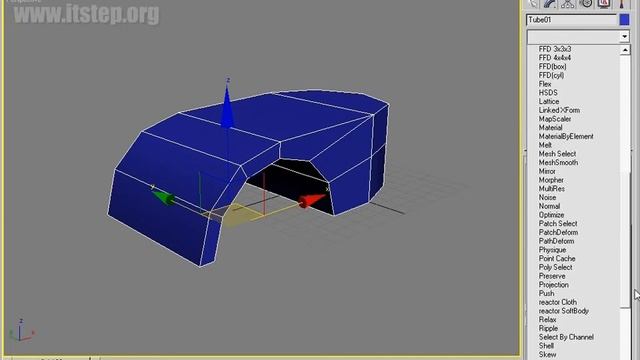 3D-max, создания мебельного колеса. смотреть онлайн