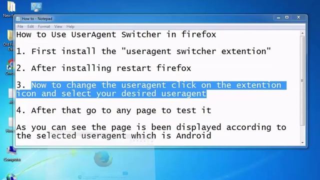 How to Use UserAgent Switcher in firefox смотреть онлайн