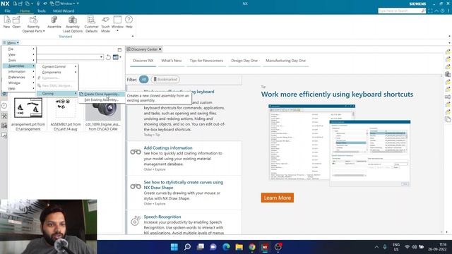 PACK AND GO ! | ASSEMBLY CLONING | SIEMENS NX смотреть онлайн