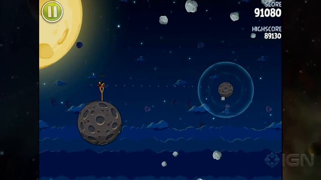 Angry Birds Space: Pig Bang Level 1-16 3-Star Walkthrough смотреть онлайн