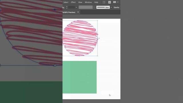 scribble tool - short illustrator tutorial смотреть онлайн