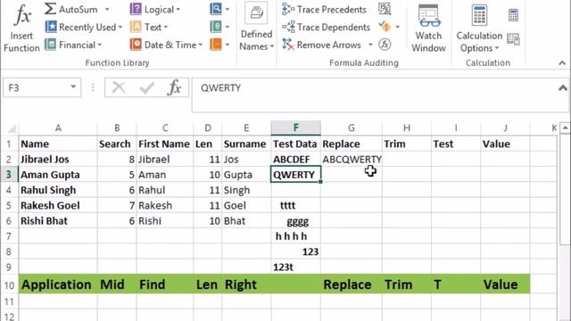 Think First MS Excel : Lab 8 Text Function Part 2 смотреть онлайн