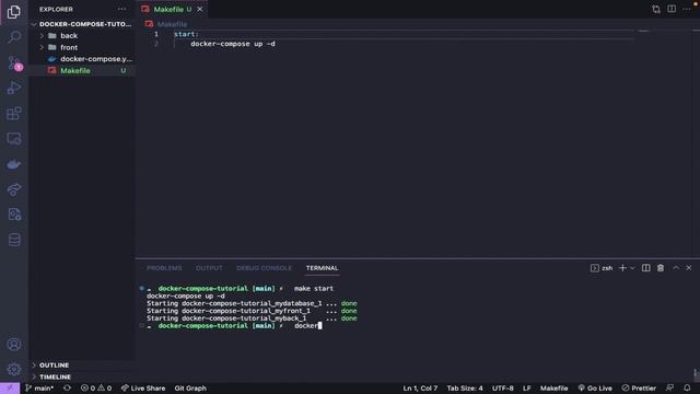 docker-compose: exécutez vos instructions rapidement grâce au Makefile смотреть онлайн