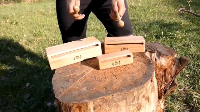 Rhythm on Woodblocks - percussion musical instruments by Noisy Wood смотреть онлайн