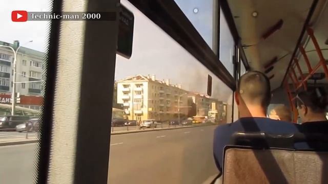 Беларусь, г. Минск поездка на автобусе маршрут №124 // 01.09.2020 // @technic-man_2000 смотреть онлайн