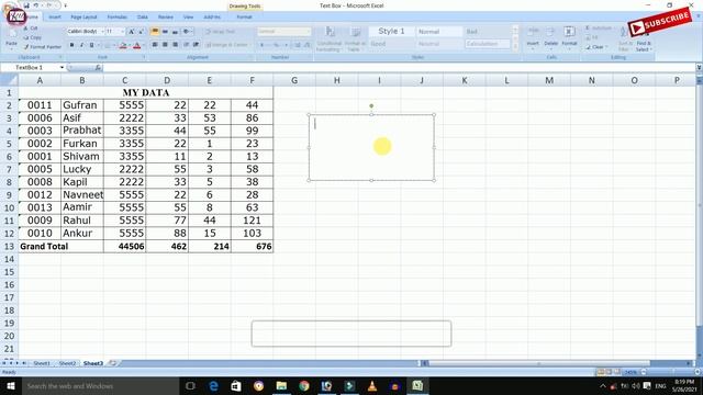 Excel पर Text Box का उपयोग करना सीखें || How To Use Text Box In Excel? смотреть онлайн