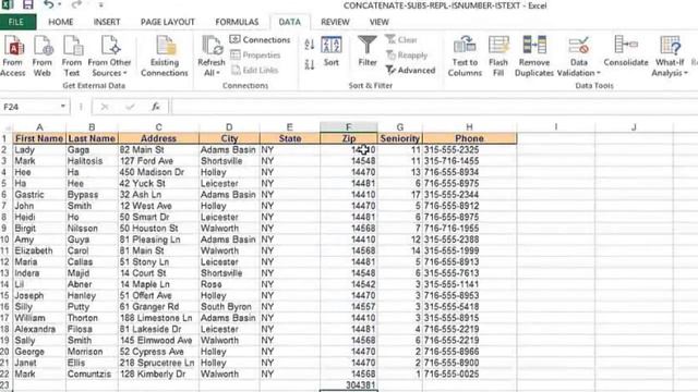 Basic Numerical Formulas - Excel 2013 Formulas tutorial смотреть онлайн