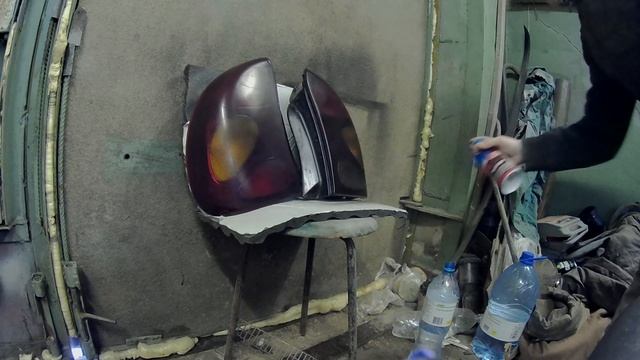 Тонировка задних фонарей