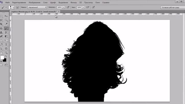 Как вырезать волосы и другие сложные объекты в Photoshop смотреть онлайн