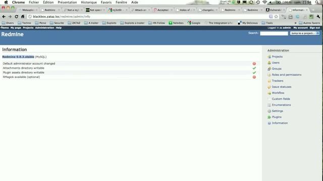 OSVDB-70090 : Redmine SCM Repository Arbitrary RCE смотреть онлайн