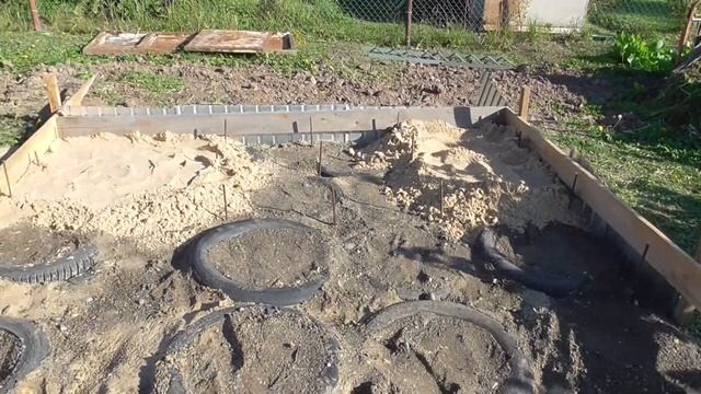 Подушка под заливку бетоном. смотреть онлайн