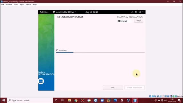 Virtual Box | Fedora 32 | Installing fedora 32 on Oracle Virtual Box | opensource software смотреть онлайн